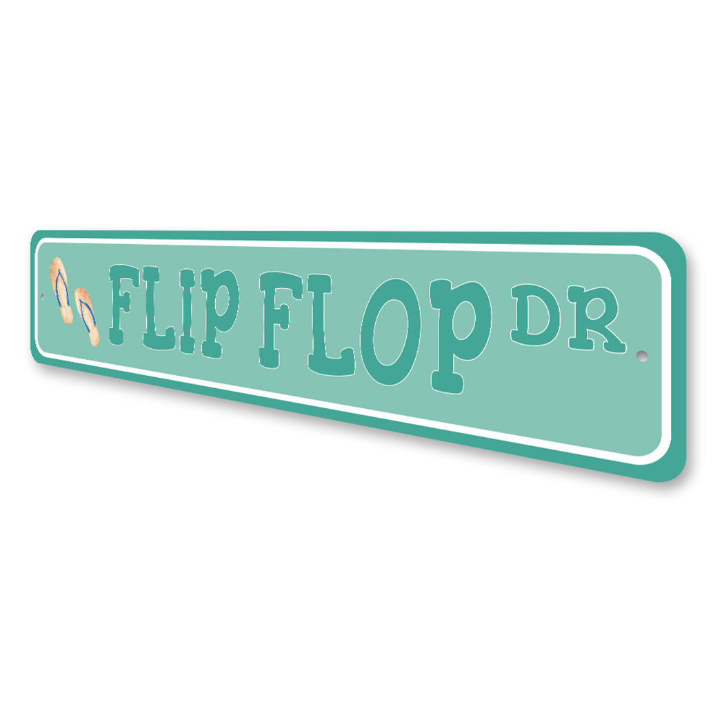 Flip Flop Street Sign