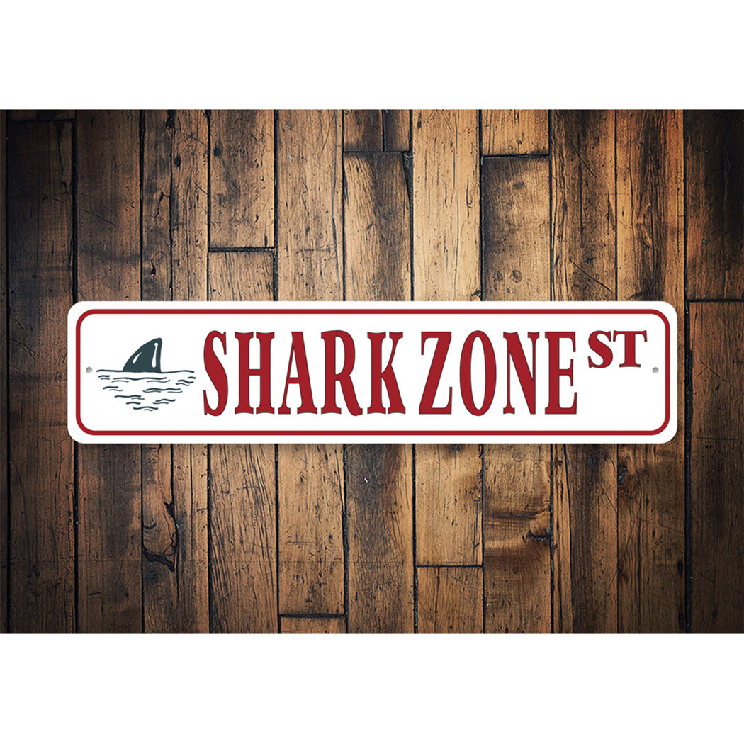 Shark Street Sign