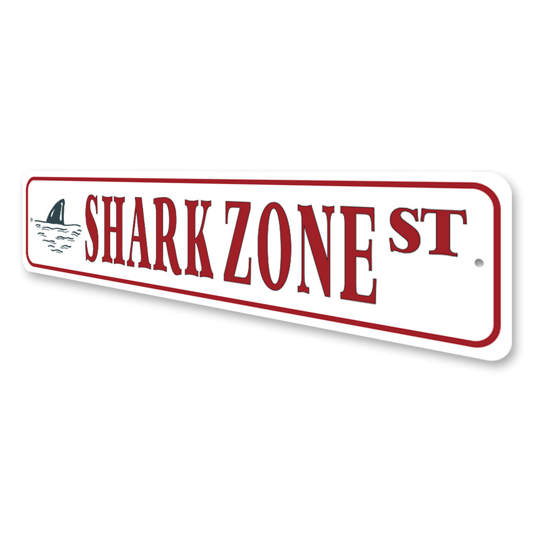 Shark Street Sign