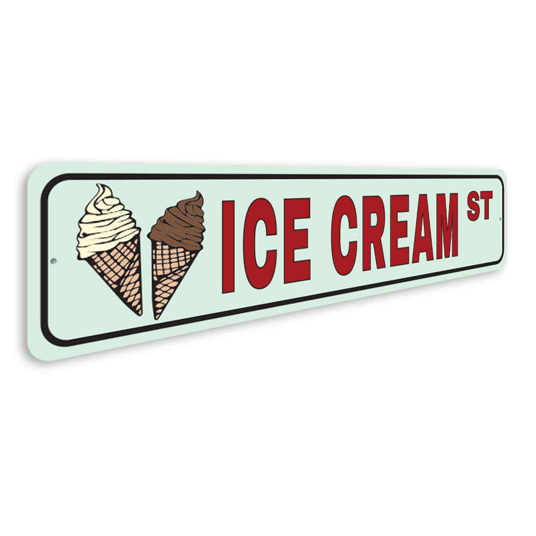 Ice Cream Street Sign