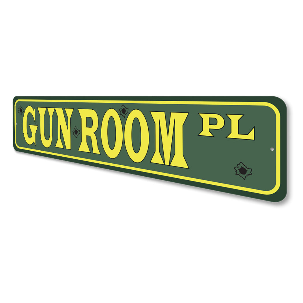 Gun Room Street Sign