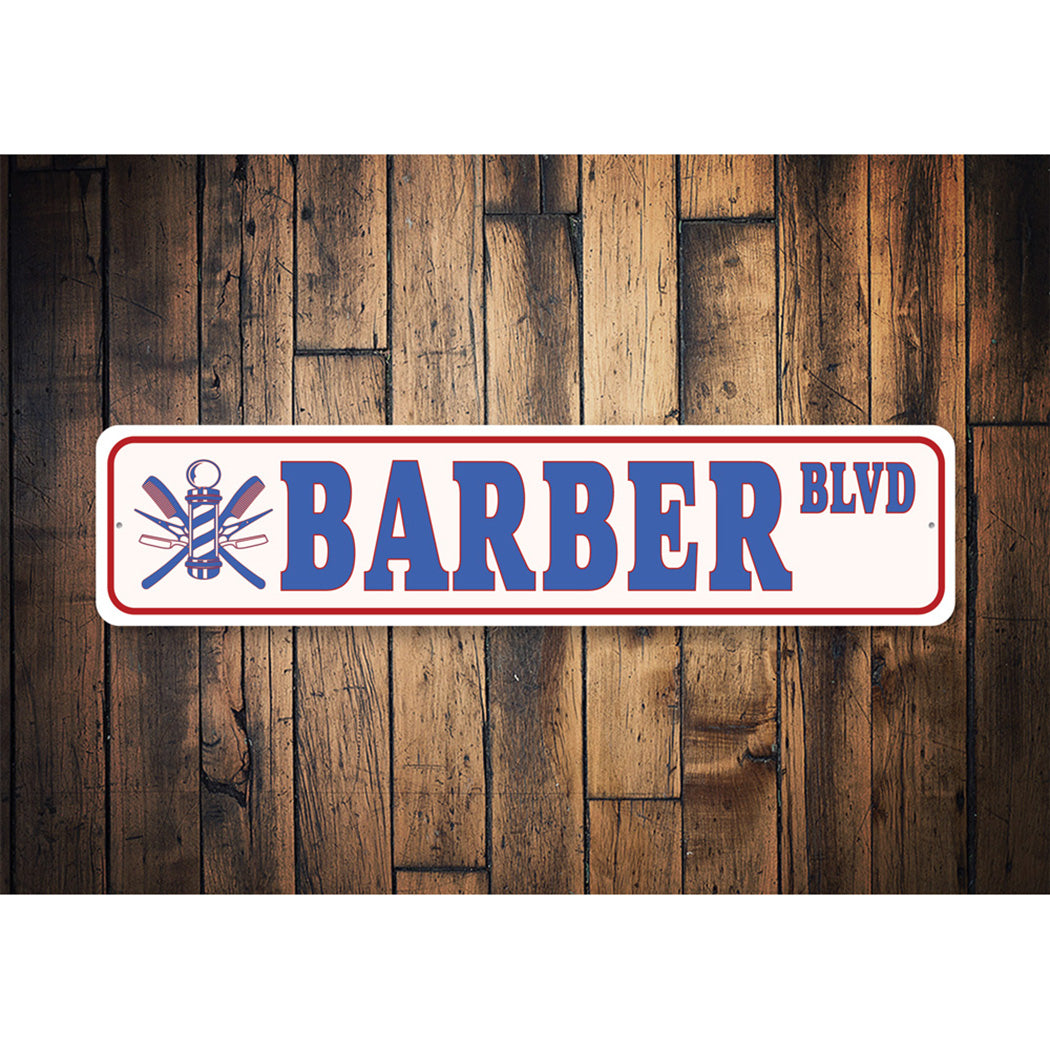 Barber Street Sign