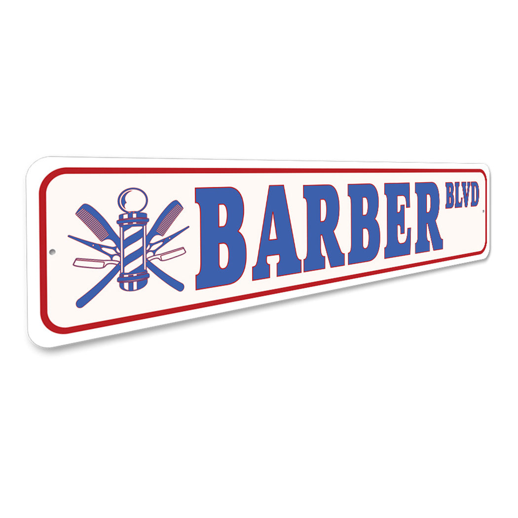 Barber Street Sign