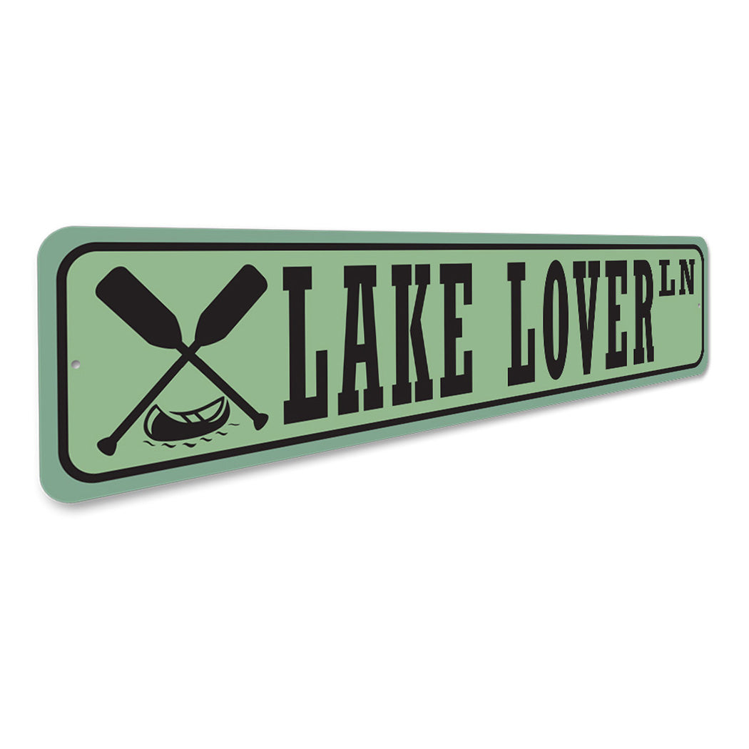 Lake Lover Street Sign