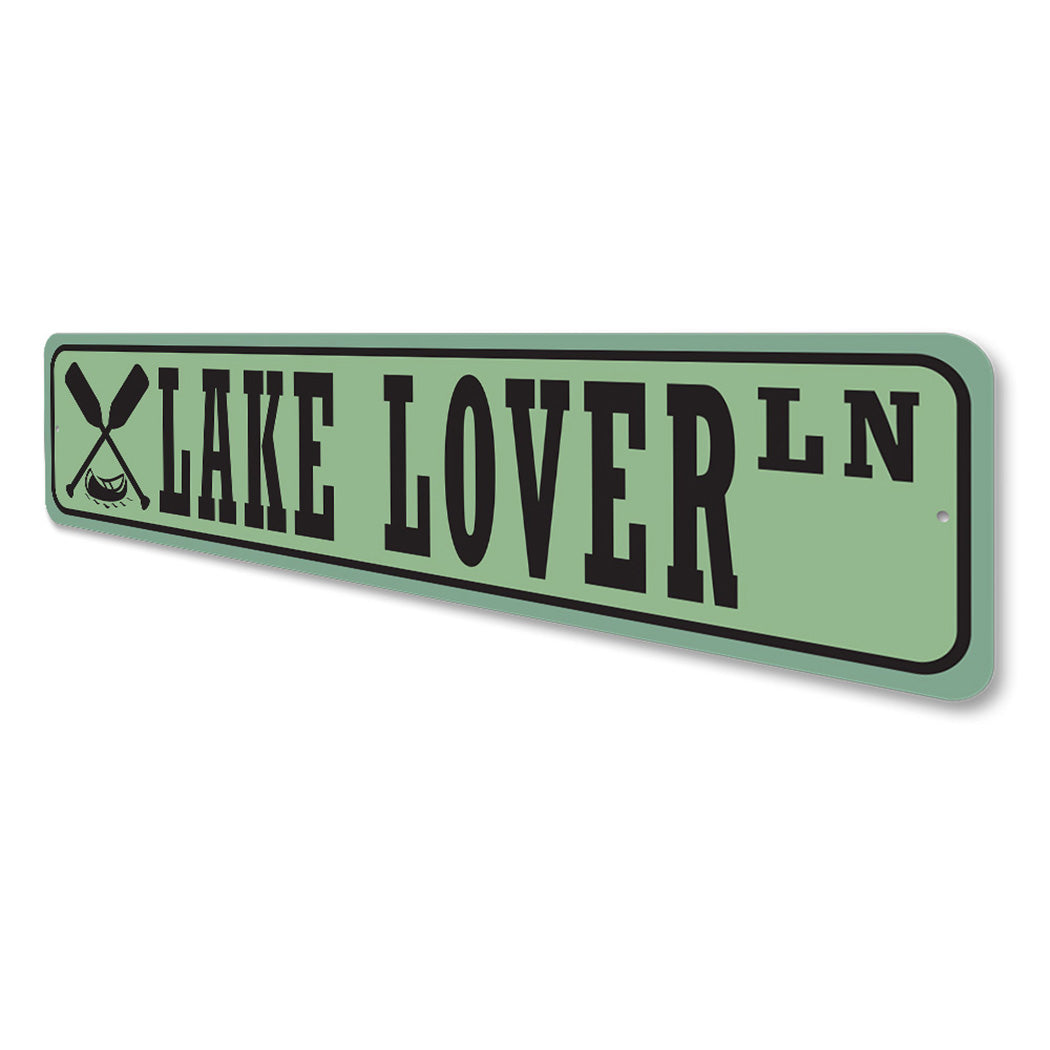 Lake Lover Street Sign