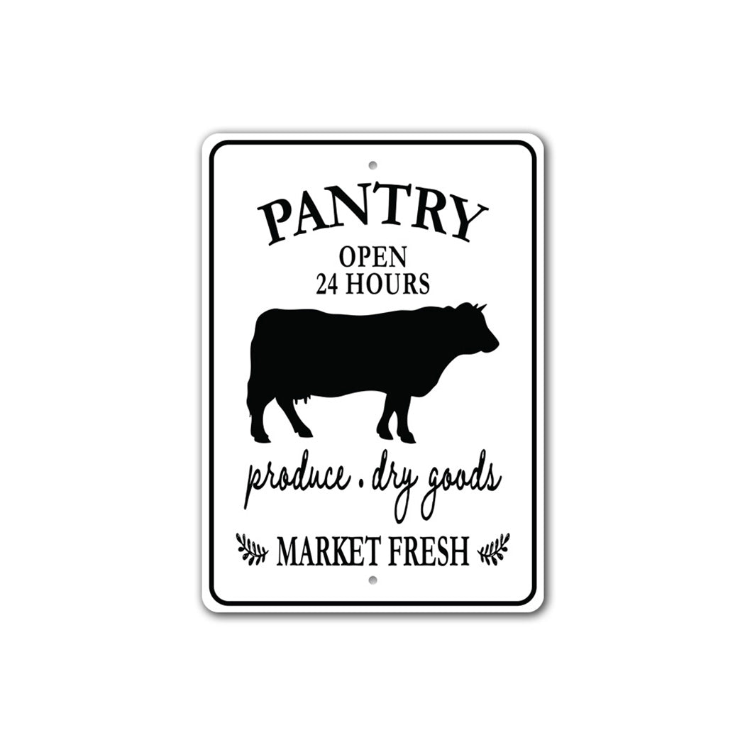 Pantry Open Kitchen Sign
