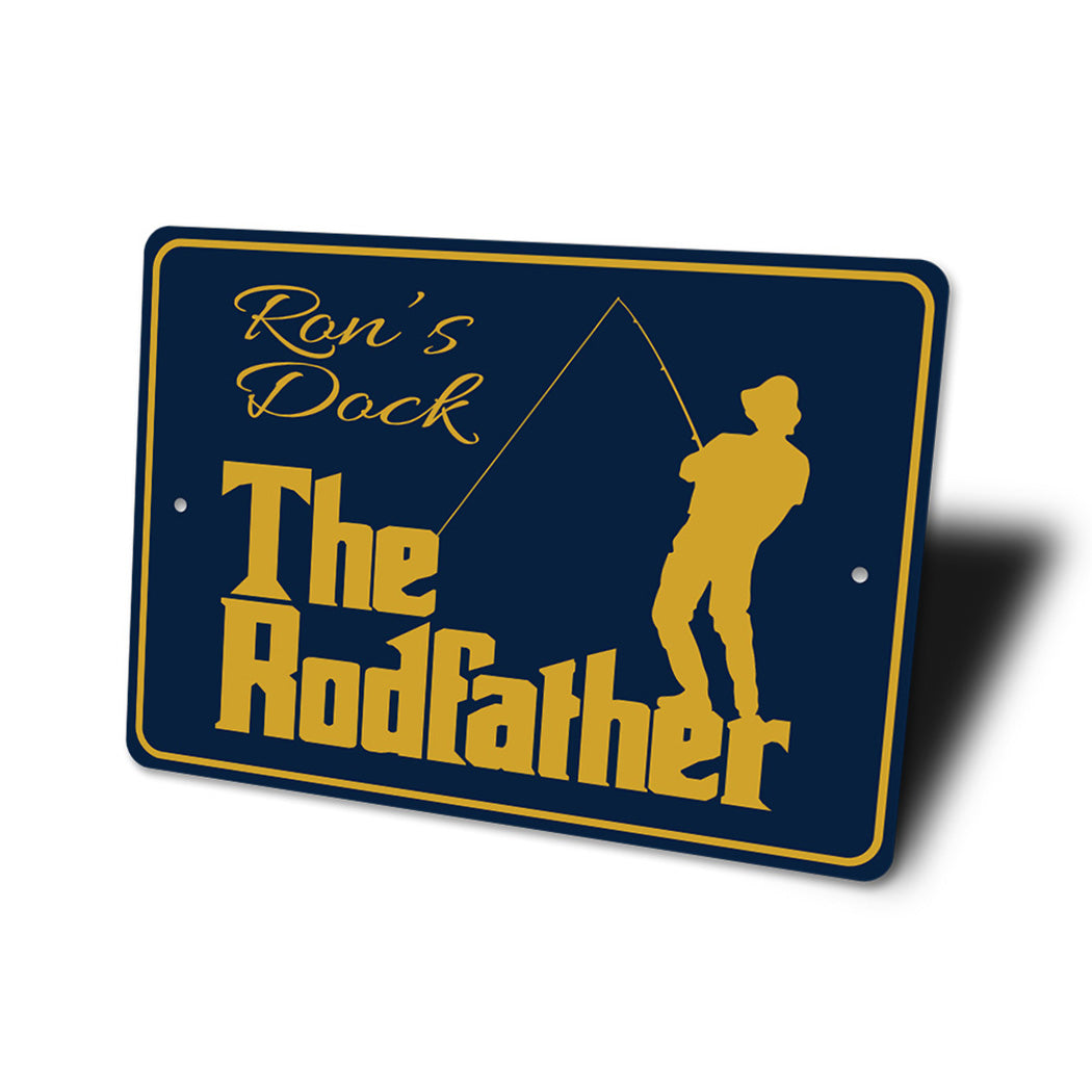 The Rodfather Fishing Sign