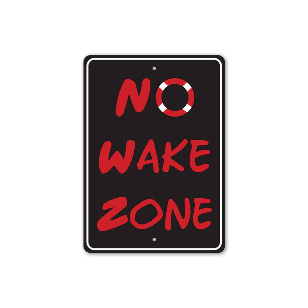 No Wake Sign