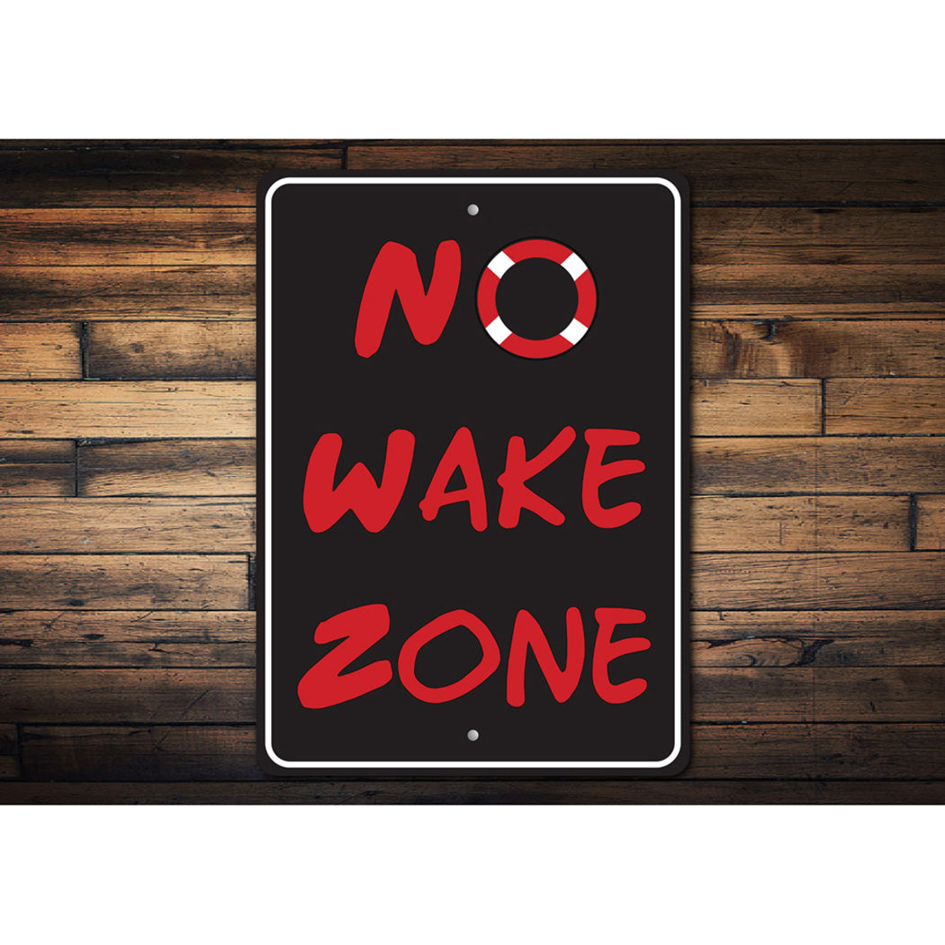 No Wake Sign