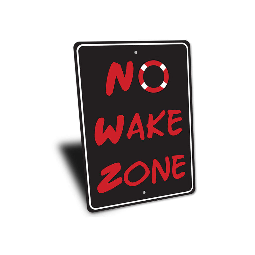 No Wake Sign
