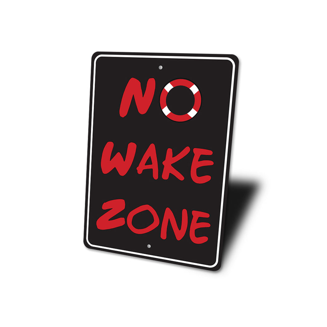 No Wake Sign
