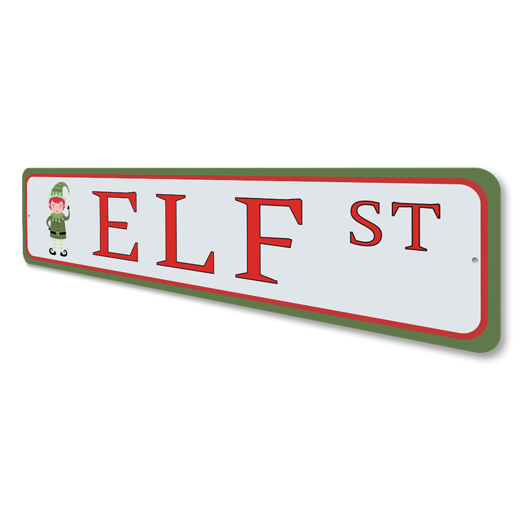 Elf Street Sign