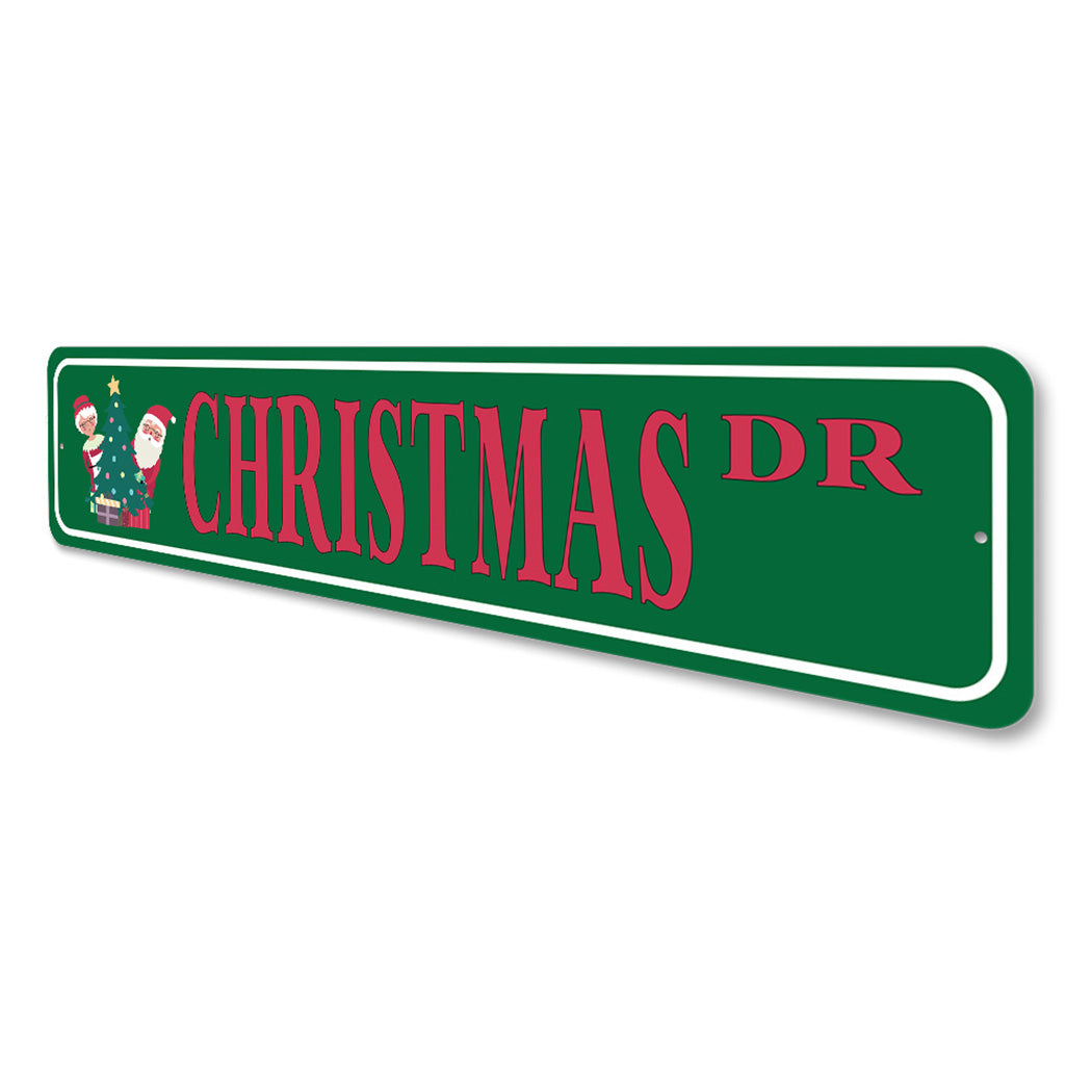 Christmas Street Sign