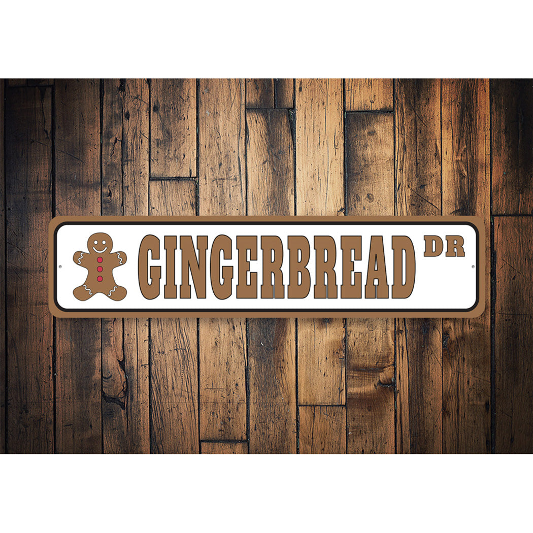 Gingerbread Street Sign