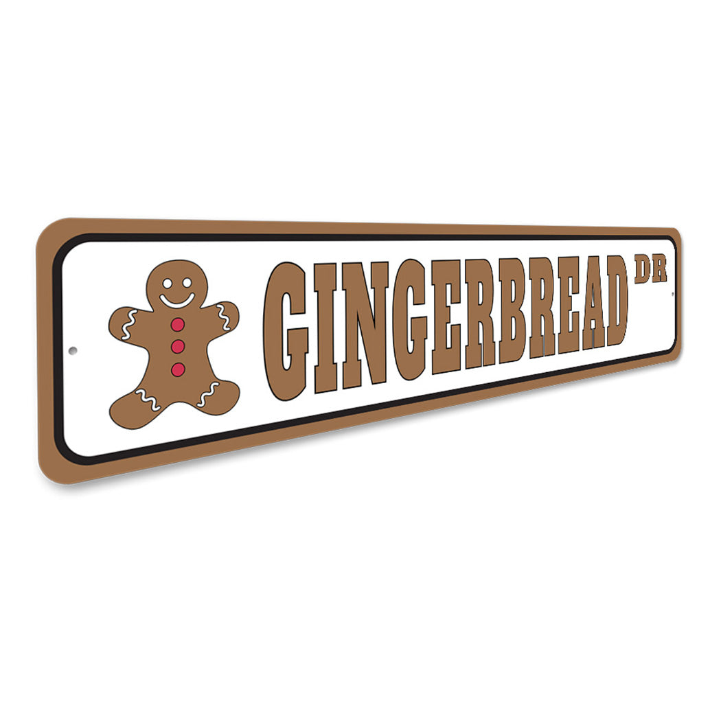 Gingerbread Street Sign