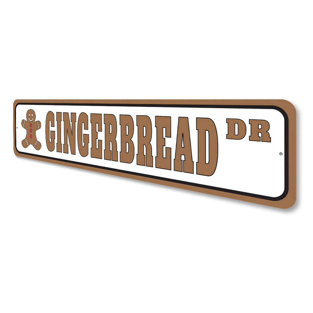 Gingerbread Street Sign