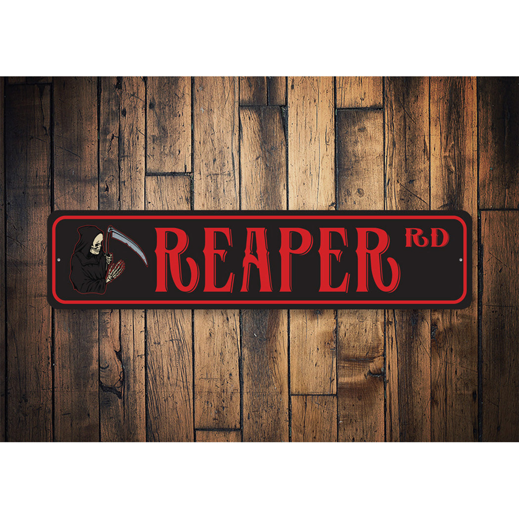 Grim Reaper Street Sign