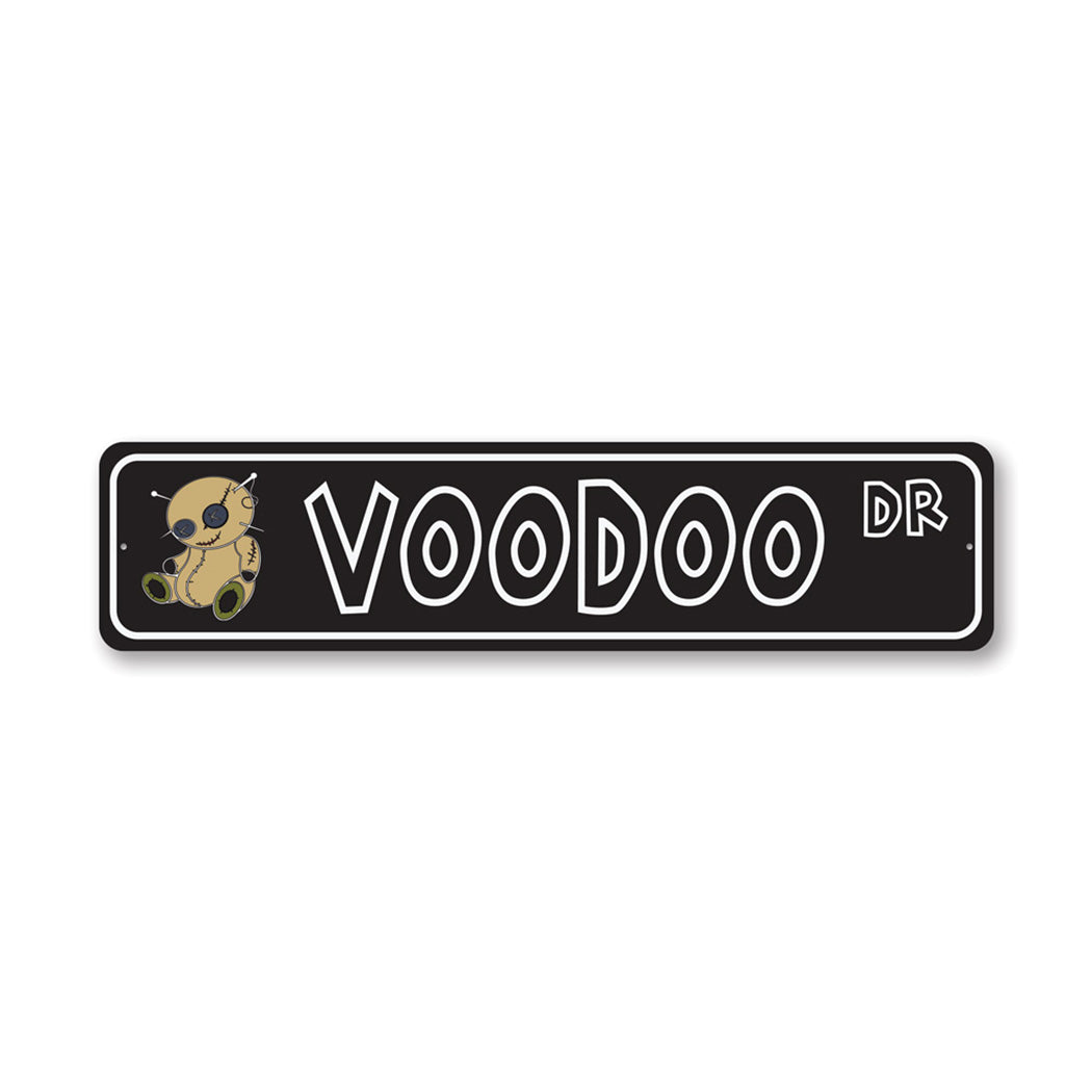 Voodoo Street Metal Sign