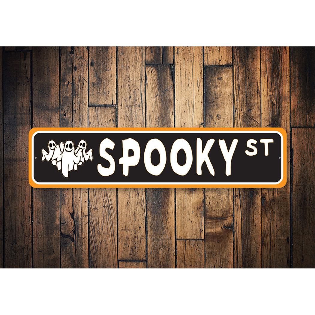 Spooky Street Sign