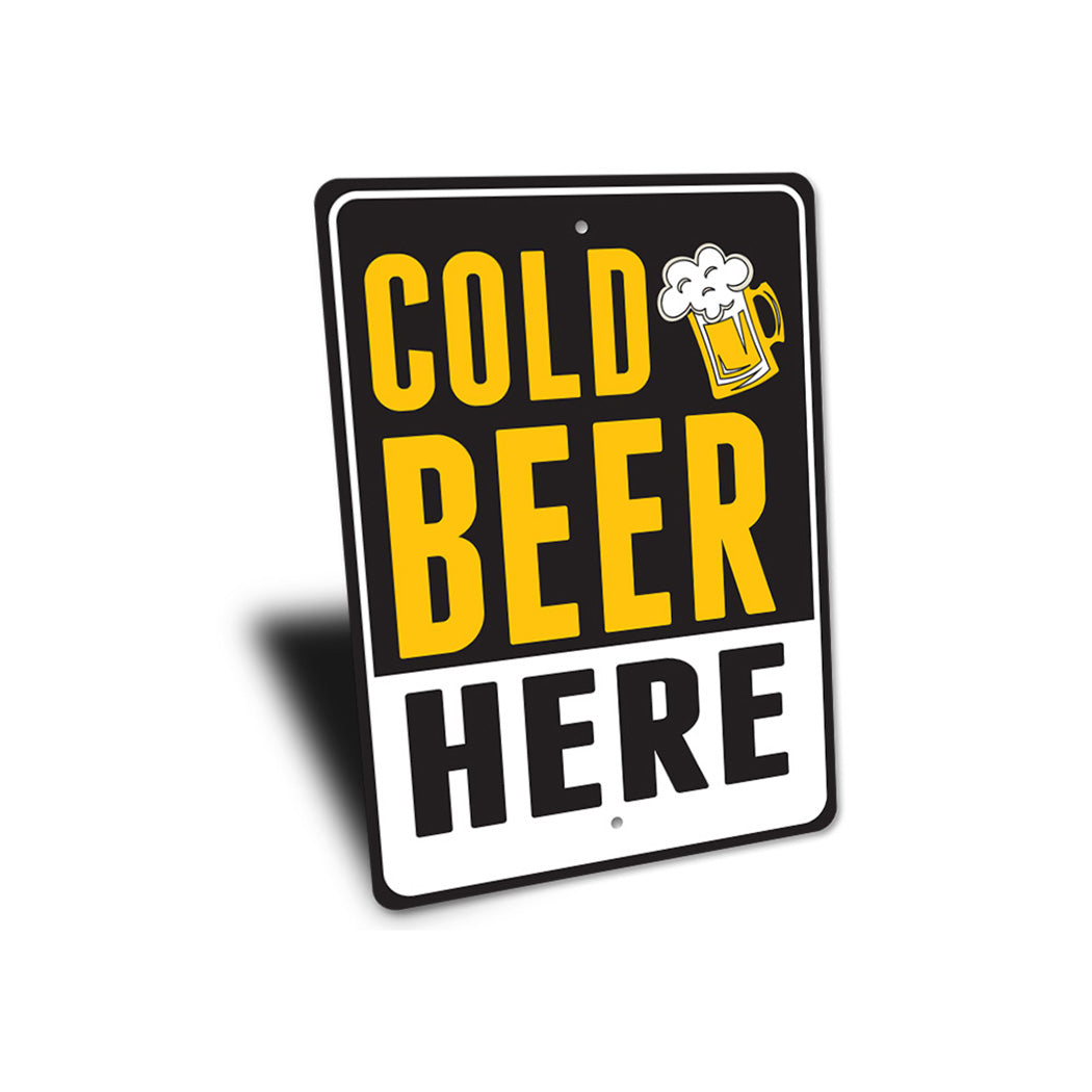 Cold Beer Here Sign