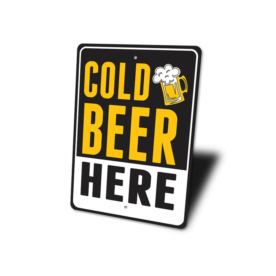Cold Beer Here Sign