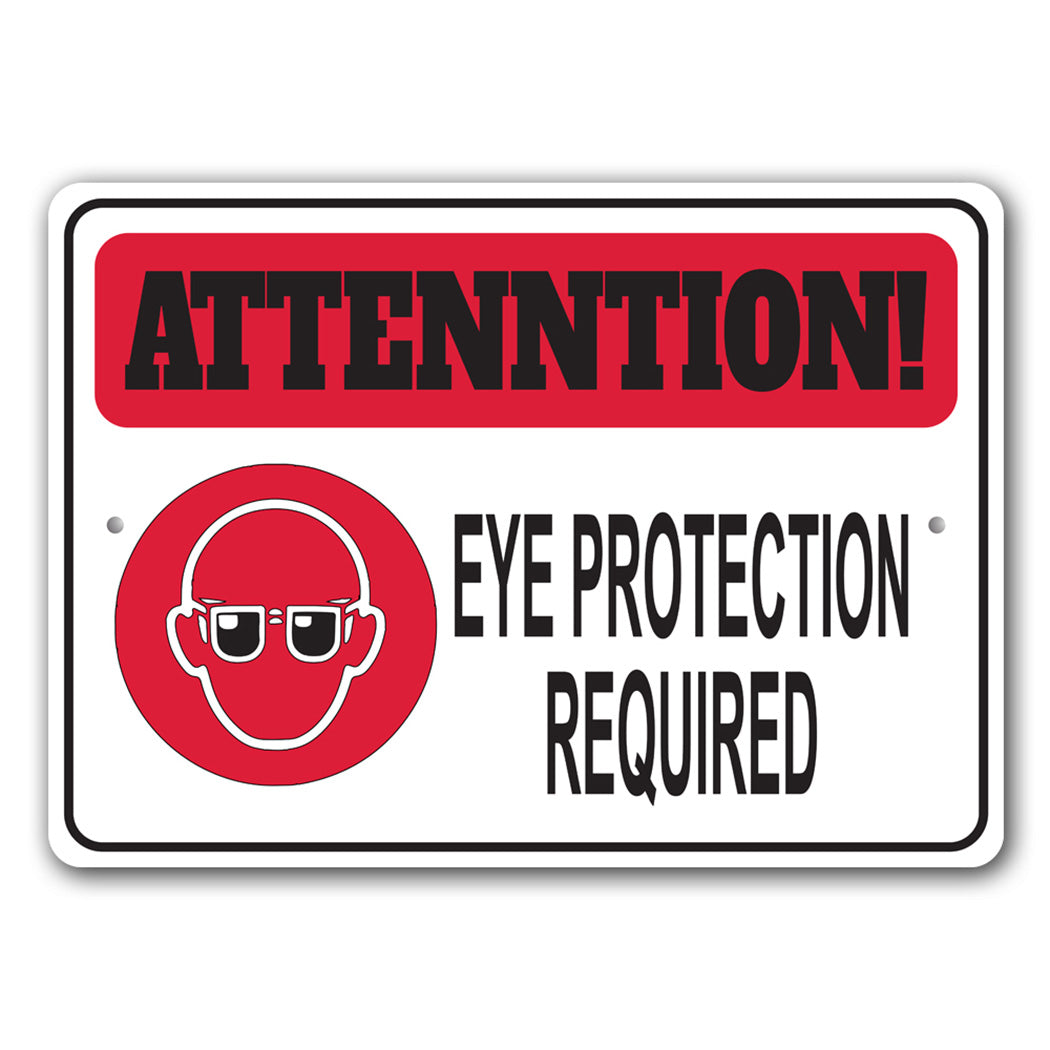 Eye Protection Required Sign