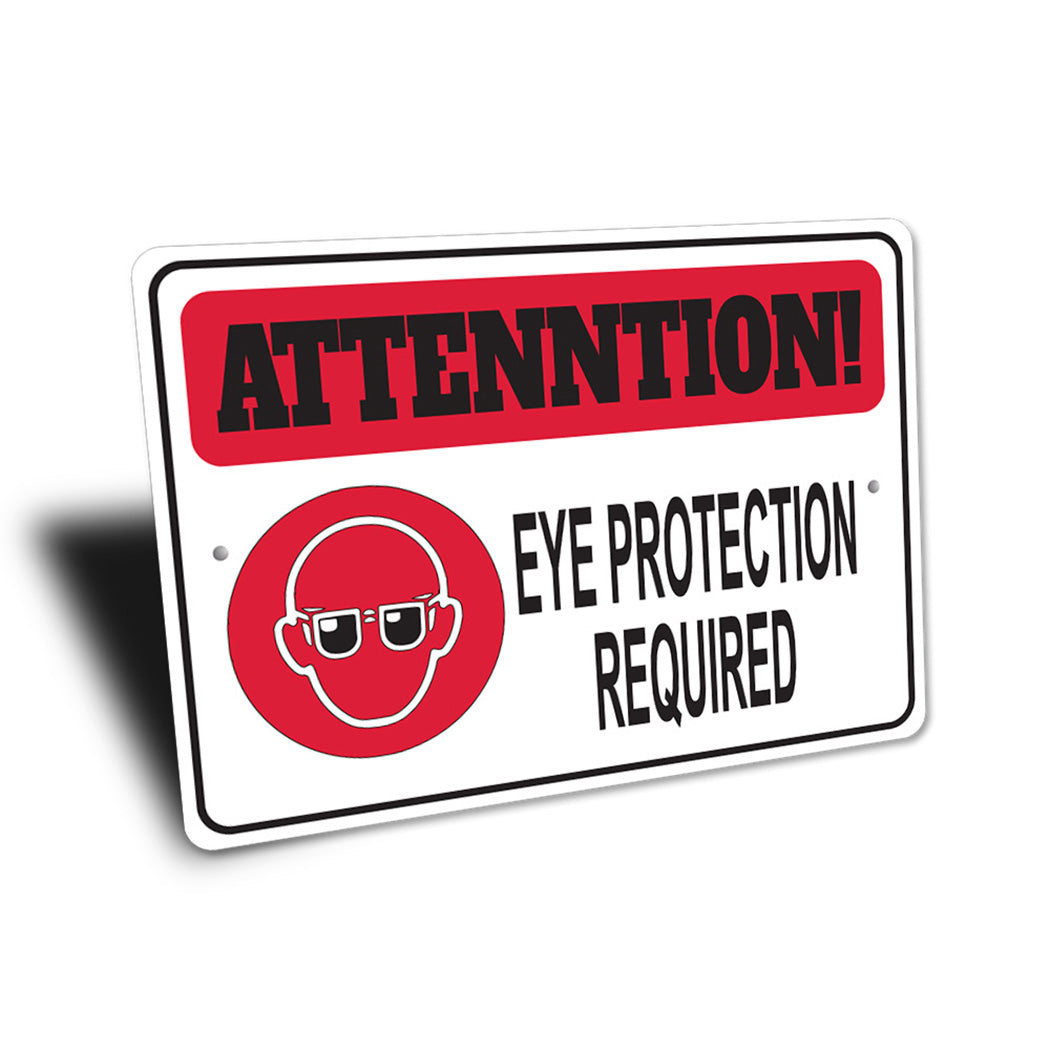 Eye Protection Required Sign
