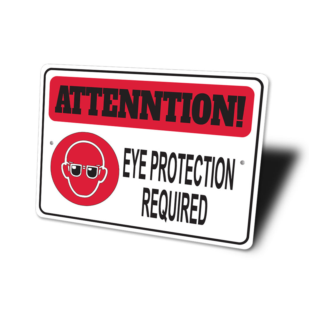Eye Protection Required Sign