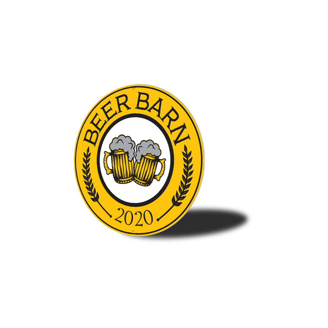 Beer Barn Metal Sign