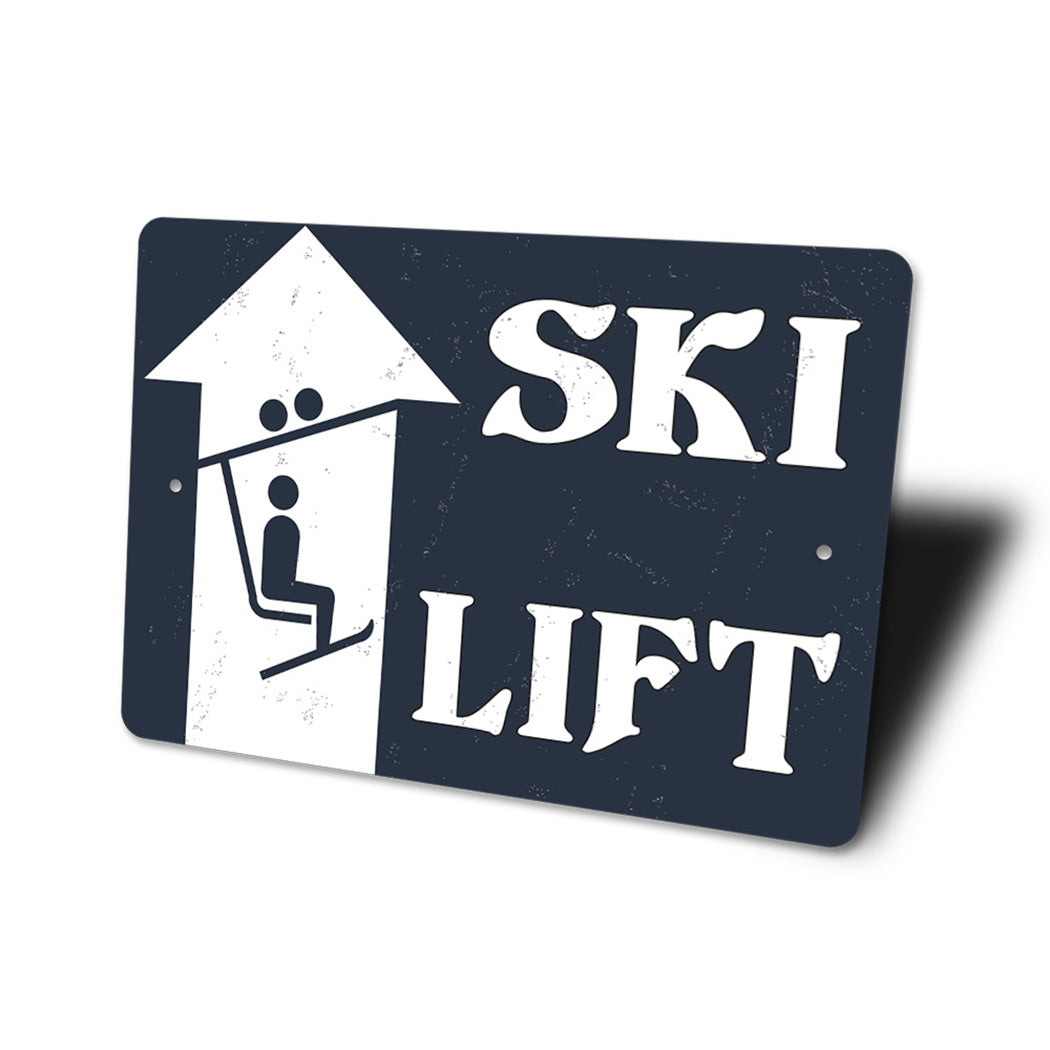 Ski Resort Lift Sign