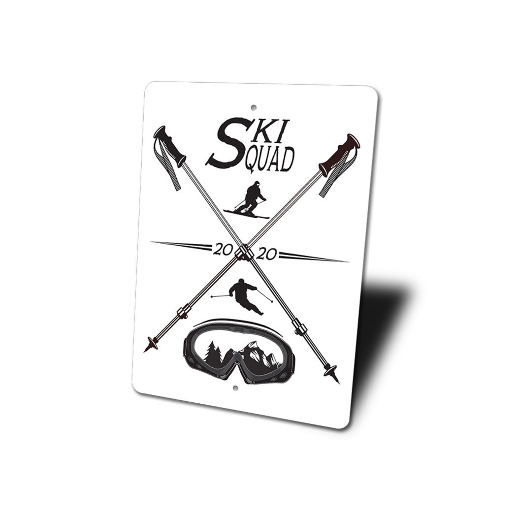 Ski Squad Sign