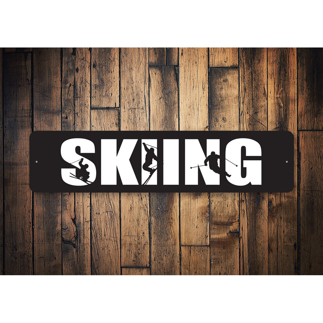 Skiing Sign