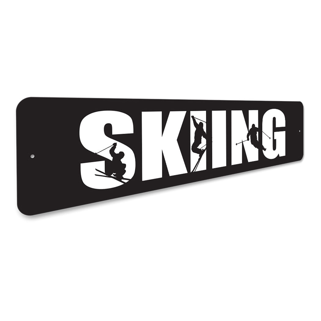 Skiing Sign