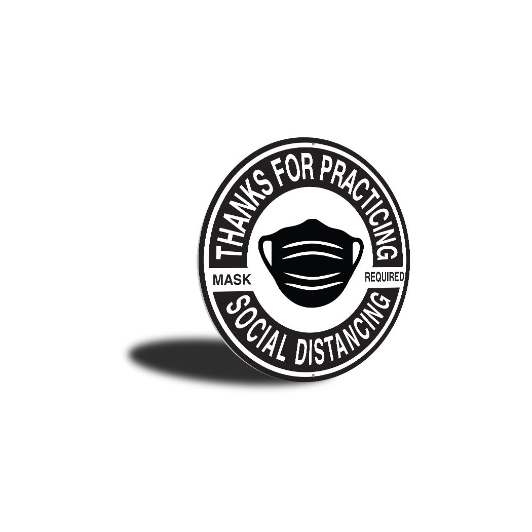 Mask Required Circle Sign