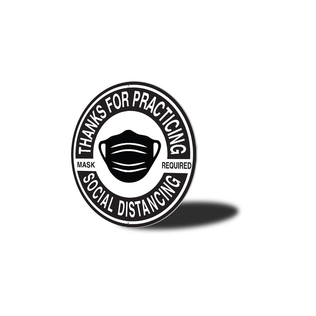 Mask Required Circle Sign
