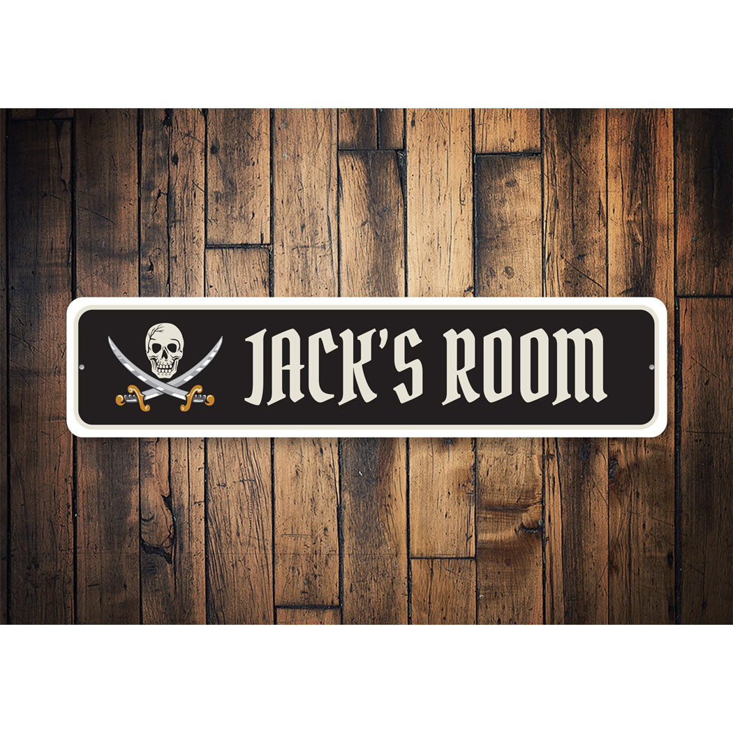 Kid Pirate Room Sign