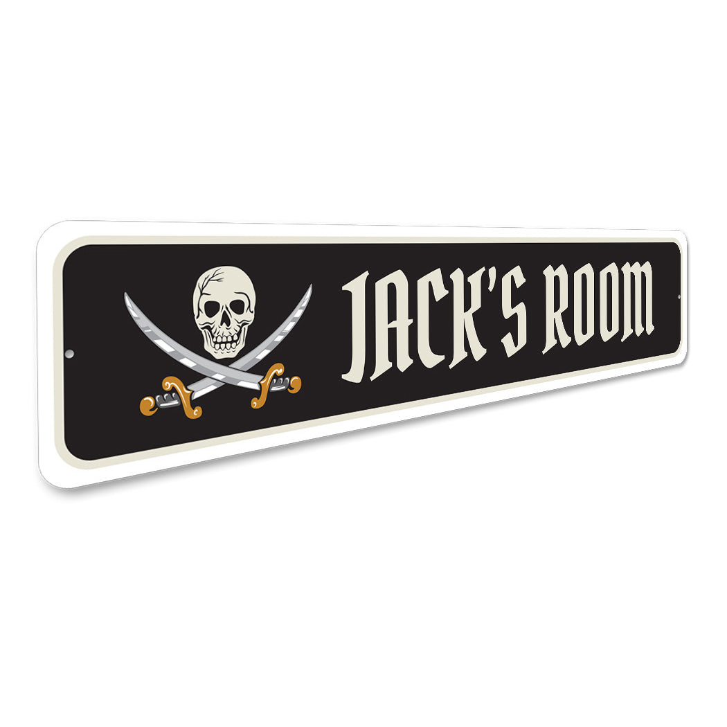 Kid Pirate Room Sign