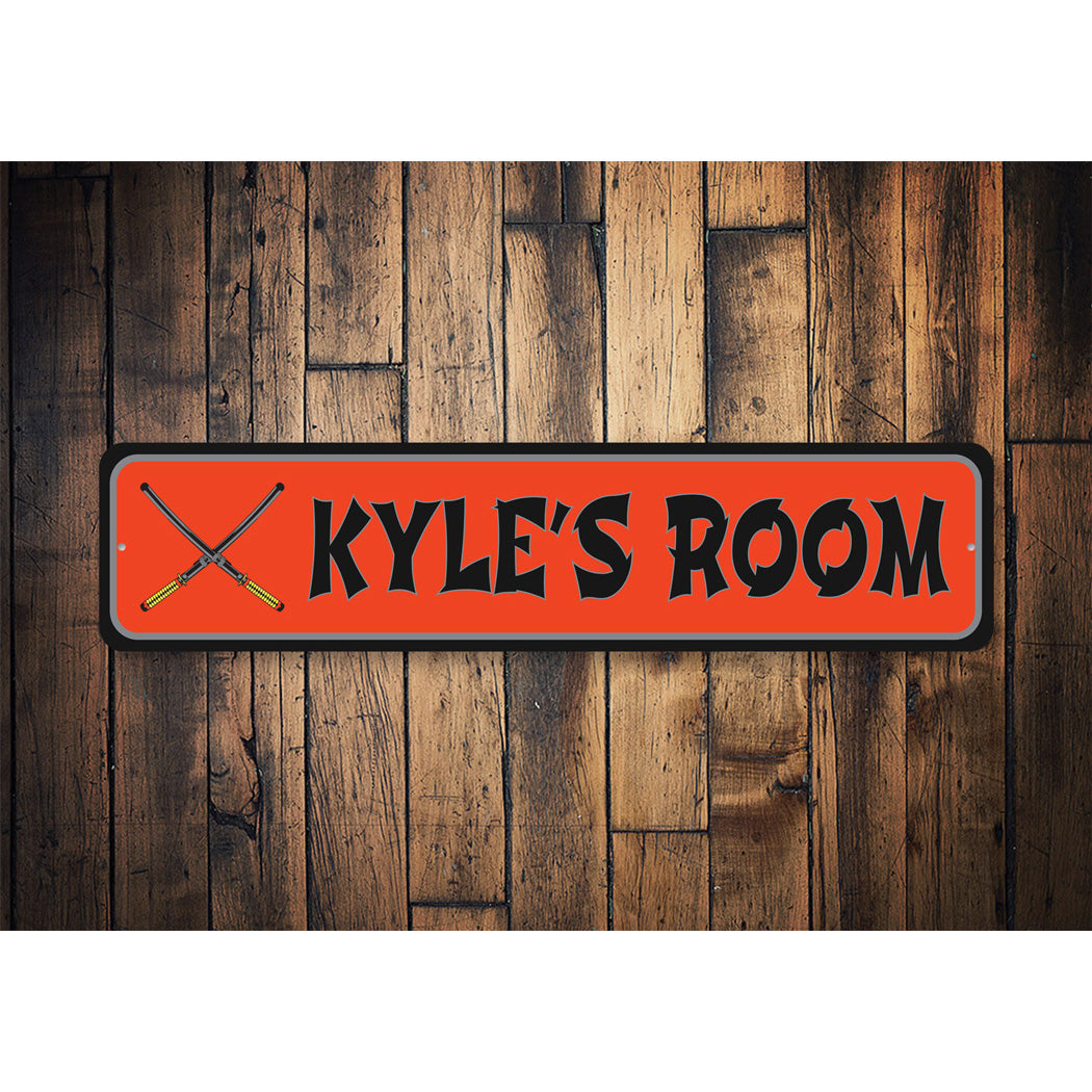 Kid Ninja Room Sign