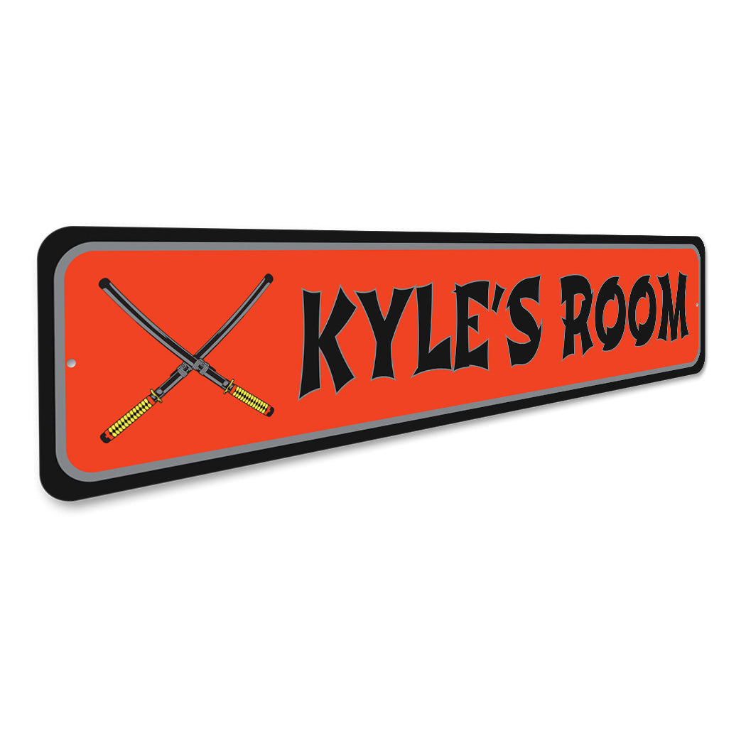 Kid Ninja Room Sign