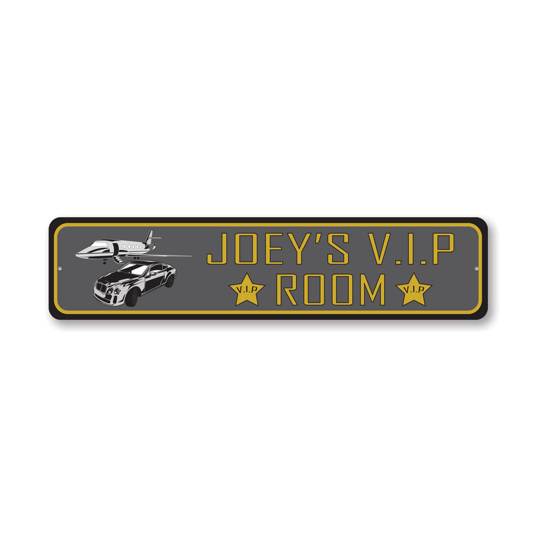 Kid Vip Room Metal Sign