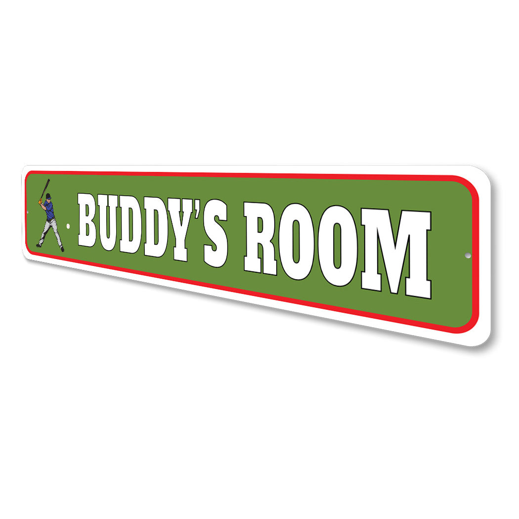 Kid Baseball Room Sign