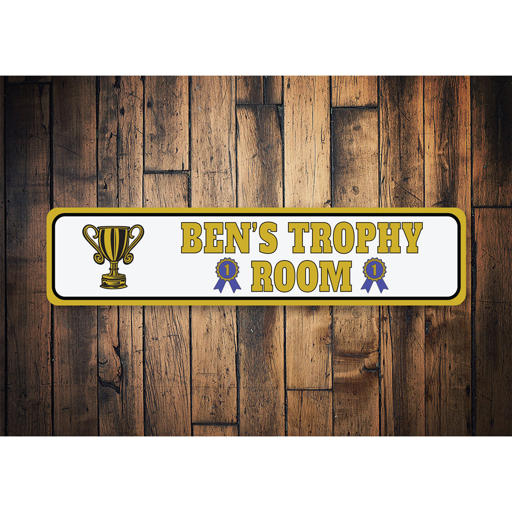 Kid Trophy Room Sign