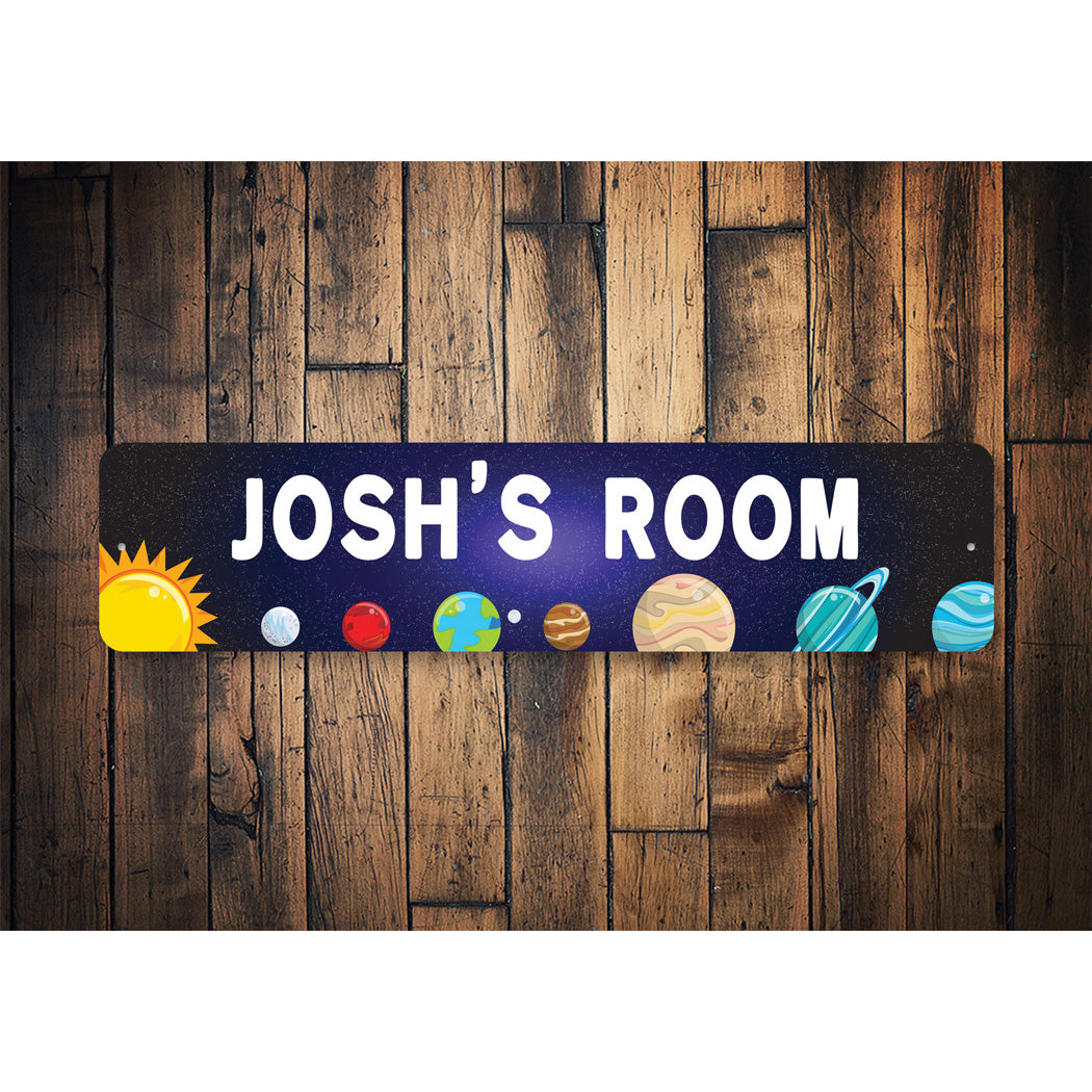Kid Planet Room Sign