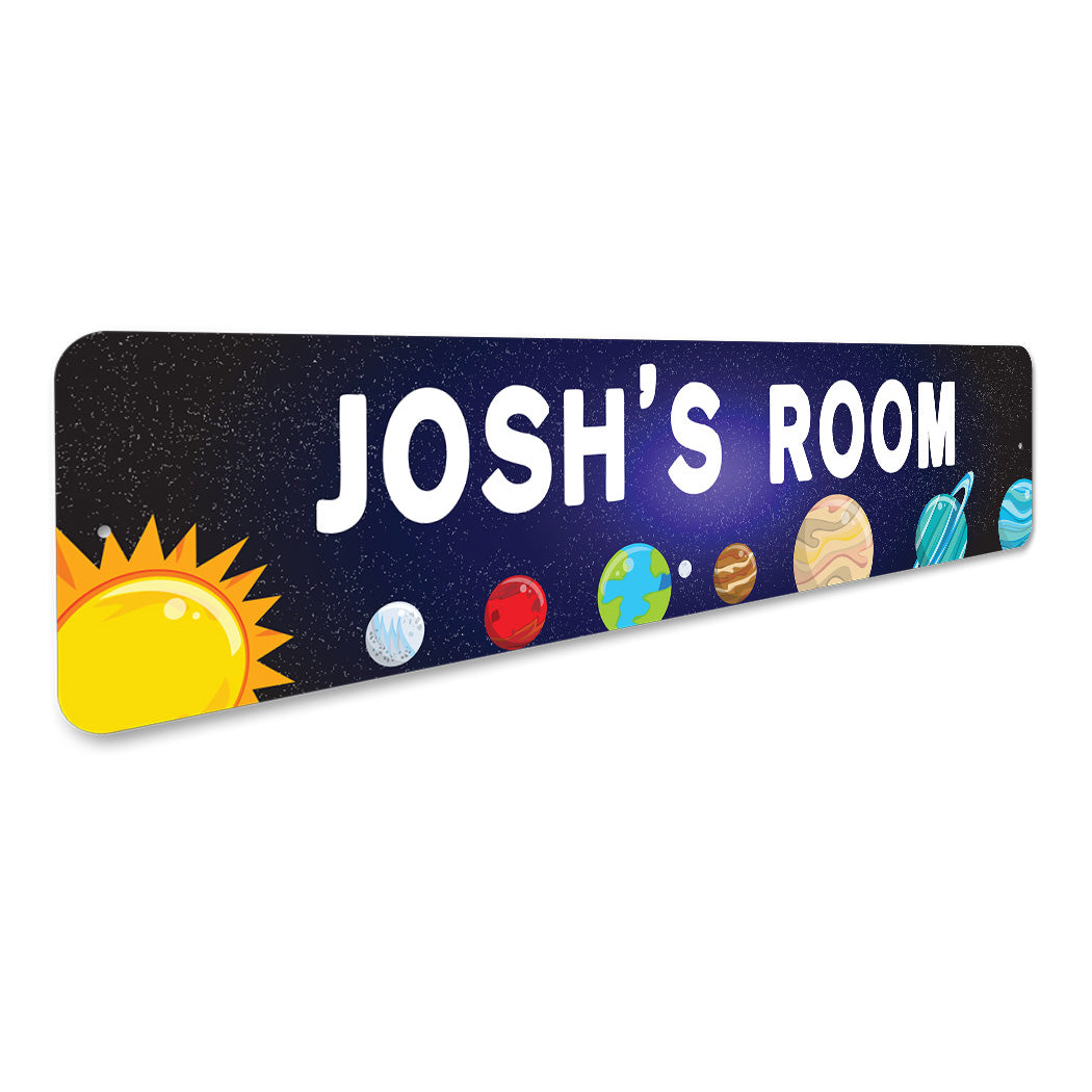Kid Planet Room Sign