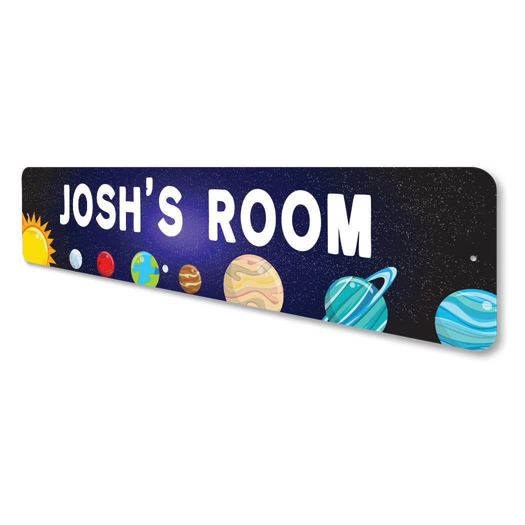 Kid Planet Room Sign