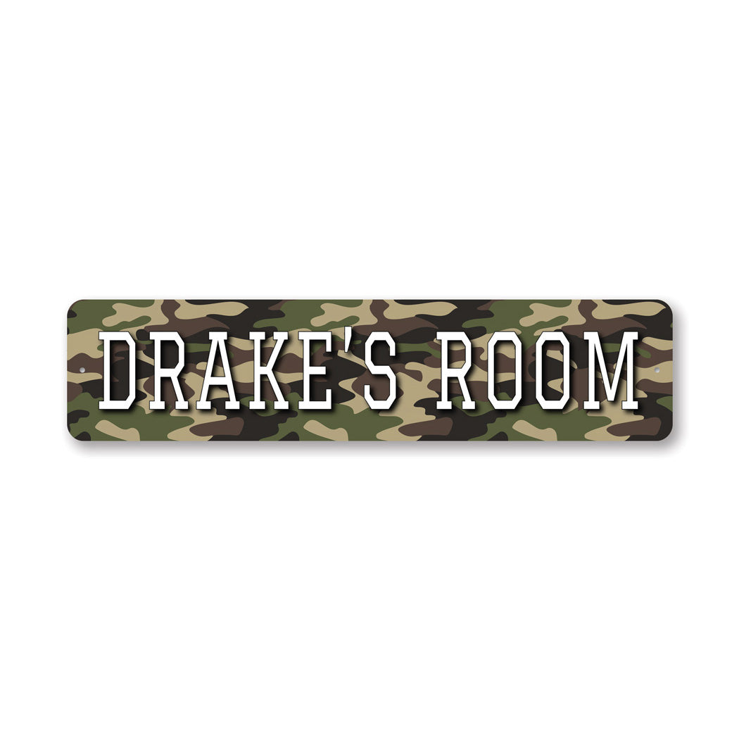 Kid Army Room Metal Sign Metal Sign
