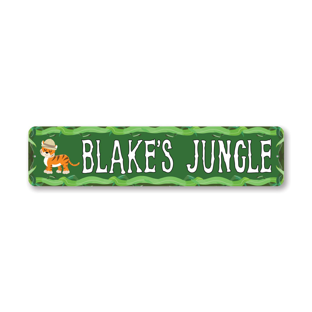 Kid Jungle Room Metal Sign Metal Sign