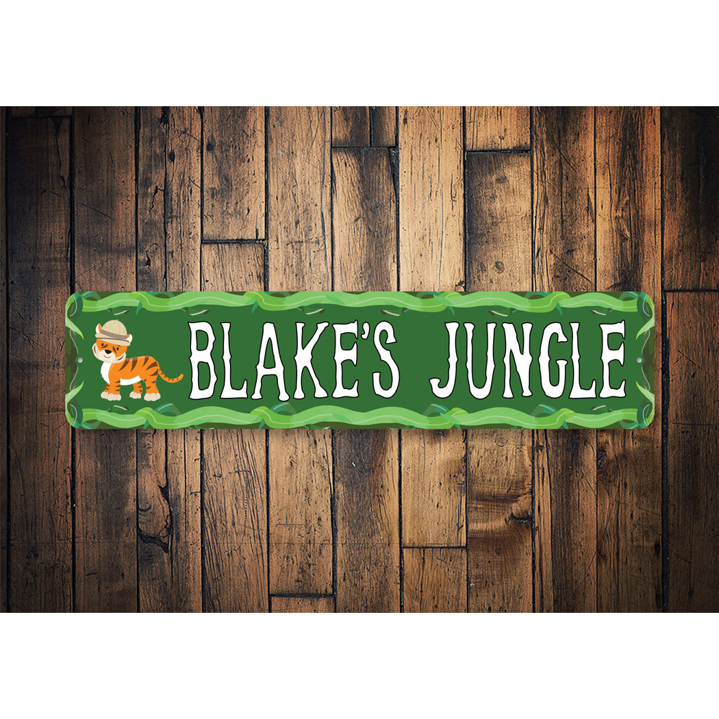Kid Jungle Room Sign Sign