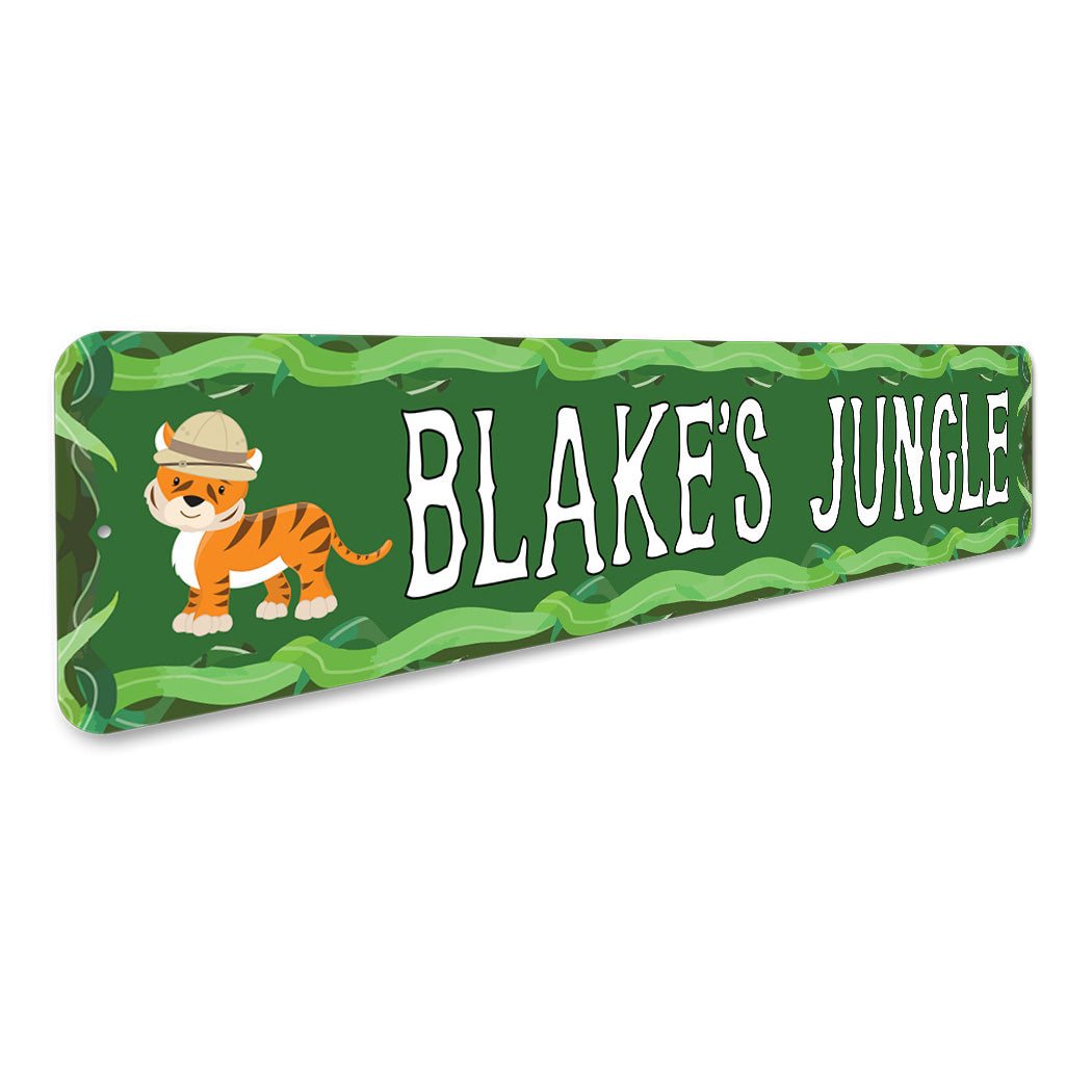 Kid Jungle Room Sign Sign