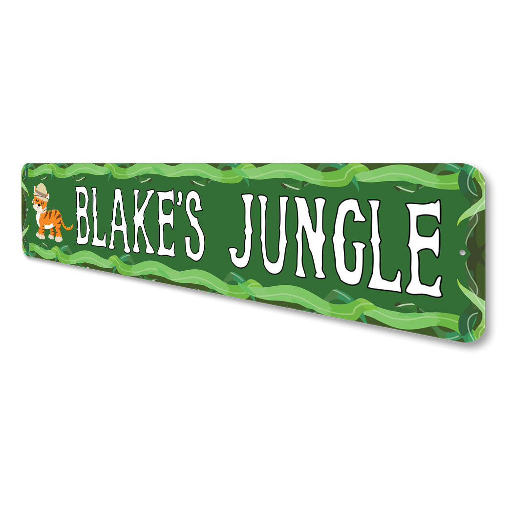 Kid Jungle Room Sign Sign